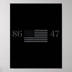 Poster Clic Style Vintage 80 86 47 Trump 8647