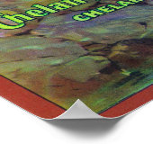 Poster Cliff Apple Étiquette - Chelan Falls, WA (Coin)