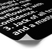 Poster Cliff Definition Personalized Name Funny Birthday  (Coin)