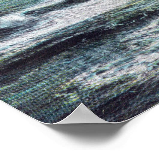 Poster Cliff Drive Vue du moteur Wave (Coin)