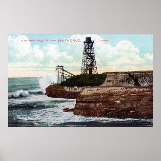 Poster Cliff Drive Vue du moteur Wave (Devant)