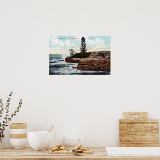 Poster Cliff Drive Vue du moteur Wave (Cuisine)