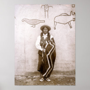 Poster Cliff Dweller, 1904 St Louis Exposition, Vintage