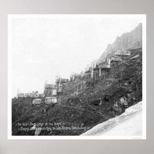 Poster Cliff Dwellers En Alaska 1906 (Devant)
