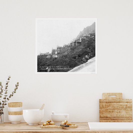 Poster Cliff Dwellers En Alaska 1906 (Cuisine)