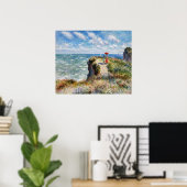 Poster Cliff Walk à Pourville (Bureau à domicile)