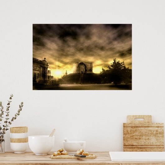 Poster Clifford's Tower, York (Cuisine)