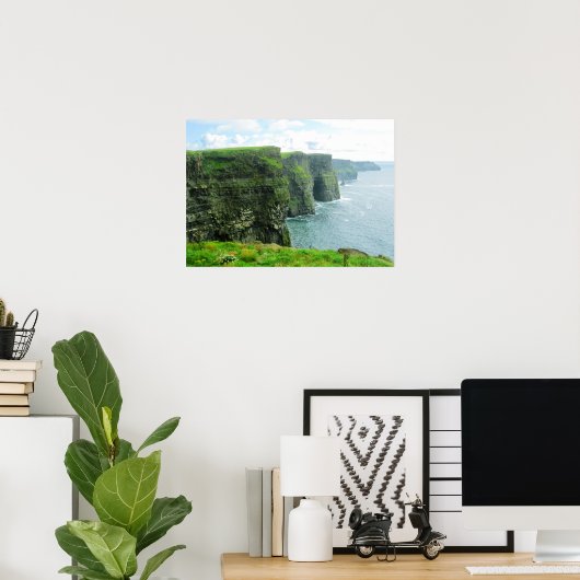 Poster Cliffs of Moher, comté de Clare, Ireland (Bureau à domicile)