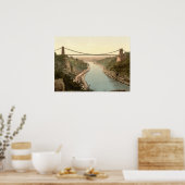 Poster Clifton Suspension Bridge II, Bristol, Angleterre (Cuisine)