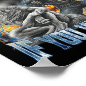 Poster Clignez Si Vous Me Voulez Drôle Alpha Wolf Bootleg (Coin)