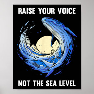 Poster Climat de protection De l'environnement des balein