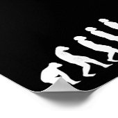 Poster Climbing Evolution - Fun Bouldering Rock Climber  (Coin)