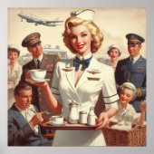 Poster Clin de stadier vintage (Devant)