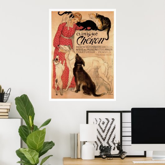 Poster Clinique Cheron (Bureau à domicile)