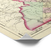 Poster Clinton, comtés du Centre (Coin)