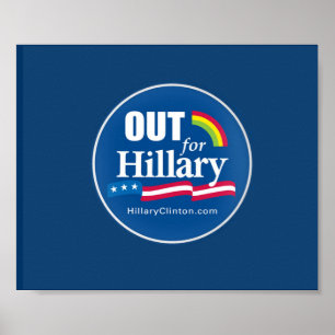 Poster Clinton "" homosexuel d'affiche