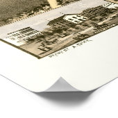 Poster Clinton, IL Carte panoramique - 1869 (Coin)