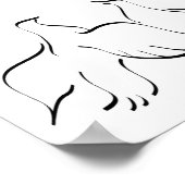 Poster Clipart de couple de colombe (Coin)