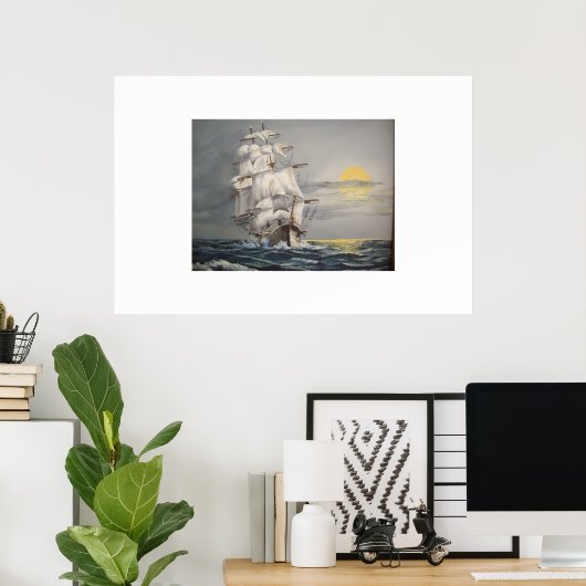 Poster Clipper à Dusk (Bureau à domicile)