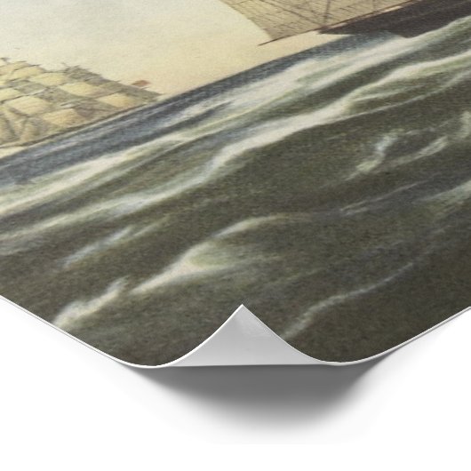 Poster Clipper Ship (Coin)