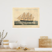 Poster Clipper ship "Great Republic" (0398A) (Cuisine)