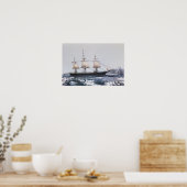 Poster Clipper Ship "Red Jacket" (Cuisine)