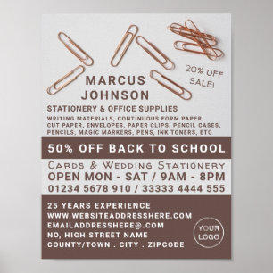 Poster Clips, Papeterie et fournitures de bureau, papeter