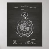 Poster Cliquez sur Spring Watch 1916 Patent Art Chalkboar (Devant)