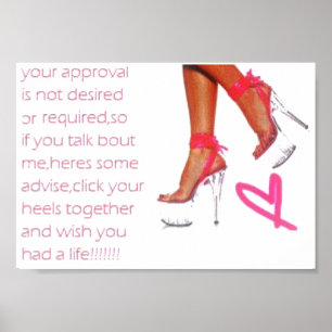Poster Cliquez sur vos talons