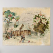 Poster "Cloche de Noël" Vintage (Devant)