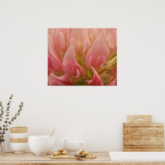 Poster Clocher rose (Cuisine)