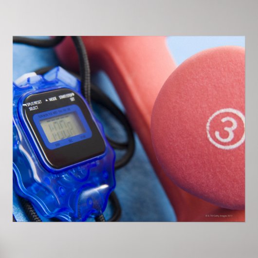 Poster Cloches et chronomètre (Devant)