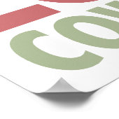 Poster Cloches Peace Love (Coin)