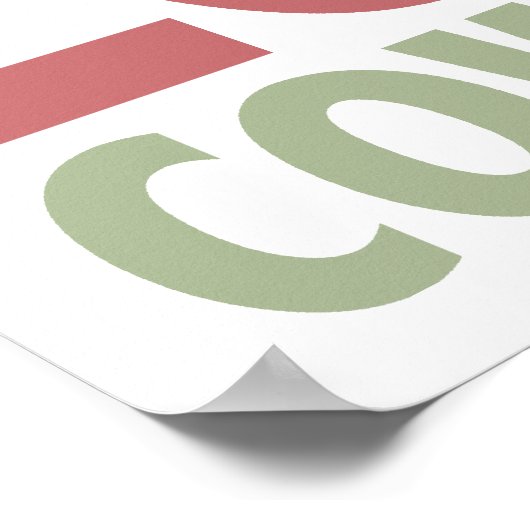 Poster Cloches Peace Love (Coin)