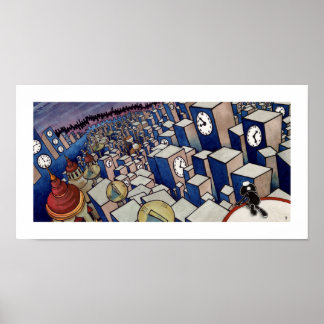 Poster Clockland #2 - Clocklands - 17 x 9