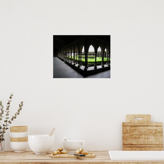 Poster Cloître du Mont-Saint-Michel (Cuisine)