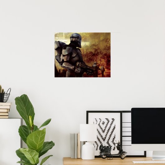 Poster Clone Commando Patrol   (Bureau à domicile)