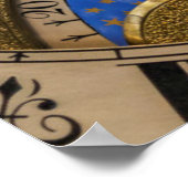 Poster Close up of old clock, Germany (Coin)