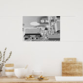 Poster Closeup de puce de l'ordinateur (Cuisine)