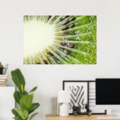 Poster Closeup du kiwi (Bureau à domicile)