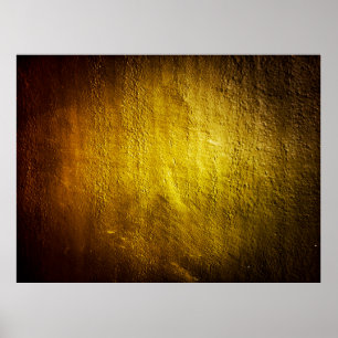Poster Closeup ? jaune ? mur ? texture ? pour ? vintage ?