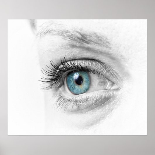 Poster Closeuse oculaire humain (Devant)
