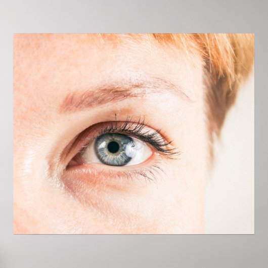 Poster Closeuse oculaire humain (Devant)