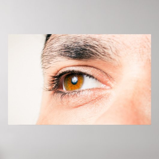 Poster Closeuse oculaire humain (Devant)