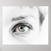 Poster Closeuse oculaire humain (Devant)