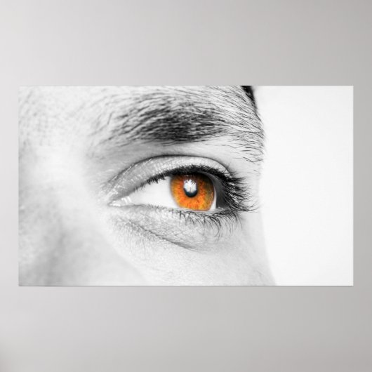 Poster Closeuse oculaire humain (Devant)