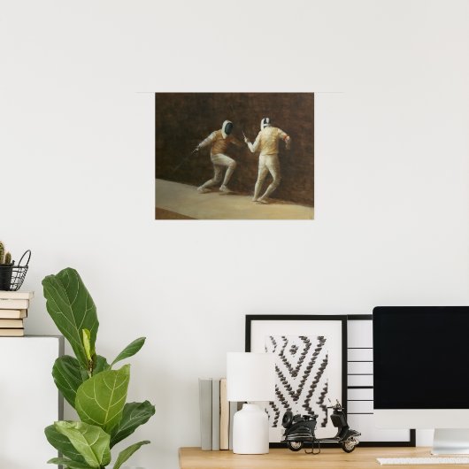 Poster Clôture (Bureau à domicile)