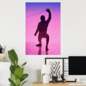 Poster Clôture (Bureau à domicile)