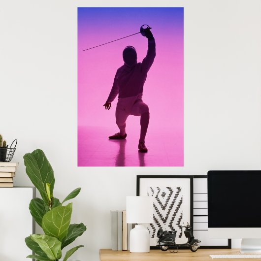 Poster Clôture (Bureau à domicile)