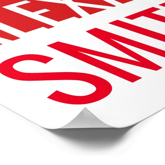 Poster Clôture (Coin)